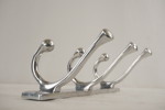 Kroklist 3krokar i aluminium. A98