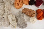 Garnnystan, blå, orange, grön mm. BC165