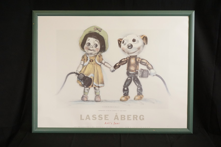 Lasse Åberg, Närkontakt, 65x85cm. M21