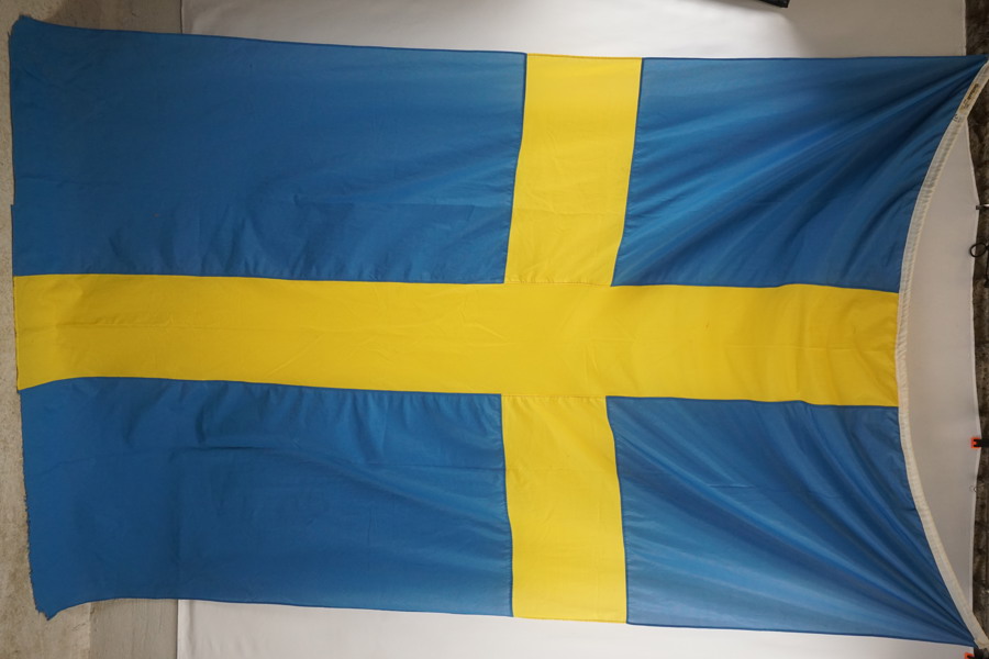 Gotthardt, Svensk flagga 140x240cm. A154