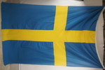 Gotthardt, Svensk flagga 140x240cm. A154