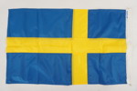 Gotthardt, Svensk flagga 73x44cm. A156
