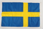 Gotthardt, Svensk flagga 73x44cm. A156