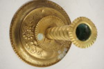 Ljusstake i mässing, spiral form. A171