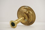 Ljusstake i mässing, spiral form. A171