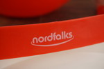 Nordfalks, vintage Picnic Bowl, röd mm. BC30/