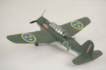 Saab B 17, modellflygplan. G4/