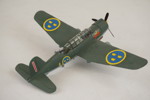 Saab B 17, modellflygplan. G4/