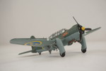 Saab B 17, modellflygplan. G4/