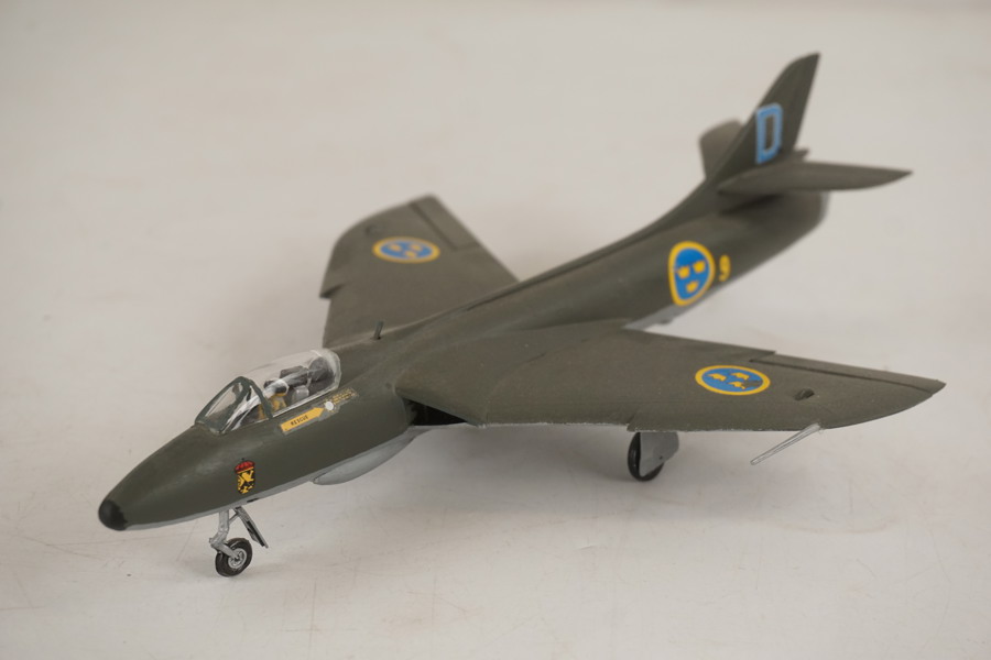 Hawker Hunter F.4/F.5/J.34, modellflygplan. G6/