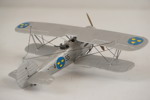 B4 Hawker Hart F4, modellflygplan. G8/