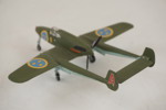 Saab J21 F9, modellflygplan. G12/