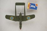 Saab J21 F9, modellflygplan. G12/