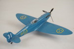 S31 Spitfire F11, modellflygplan. G14/