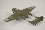 J28B De Havilland Vampire F4, modellflygplan. G15/
