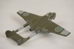 J28B De Havilland Vampire F4, modellflygplan. G15/