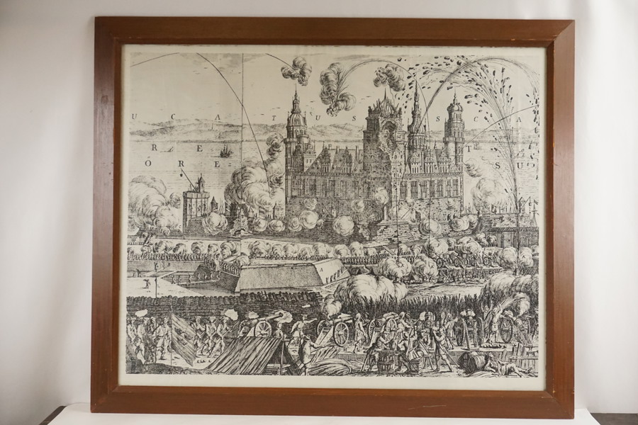 Grafik, Kronborg 129x106cm. B71/