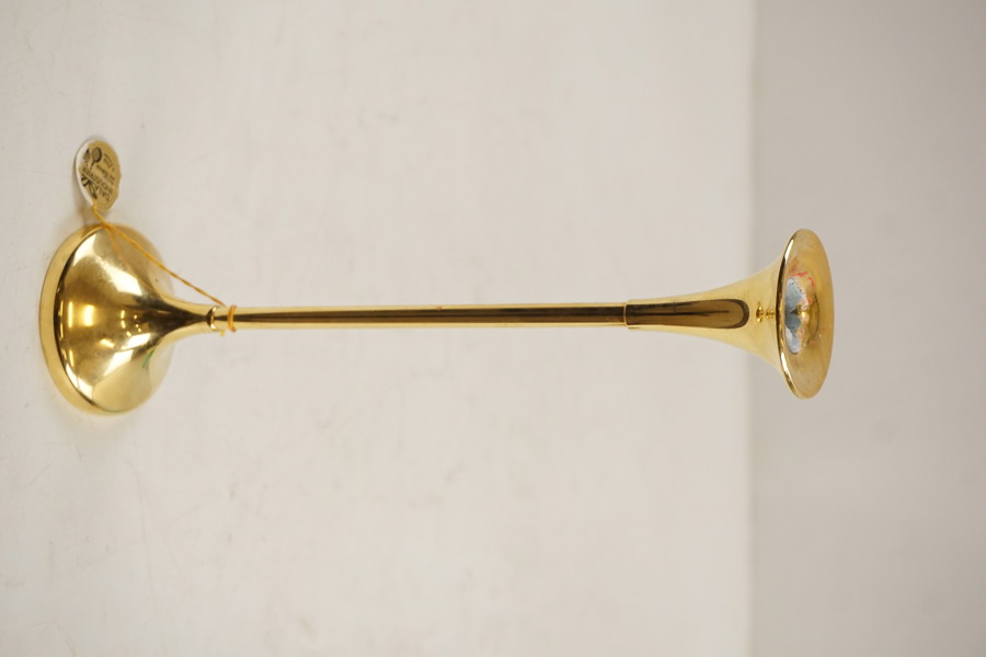 Dala Industrier guldplated 24kt Ljusstake. A208