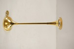 Dala Industrier guldplated 24kt Ljusstake. A208
