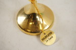Dala Industrier guldplated 24kt Ljusstake. A208