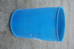 Plastfat/tunna, blå. B25