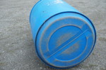 Plastfat/tunna, blå. B25