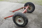 Framvagnsdetaljer från packmoped. B26
