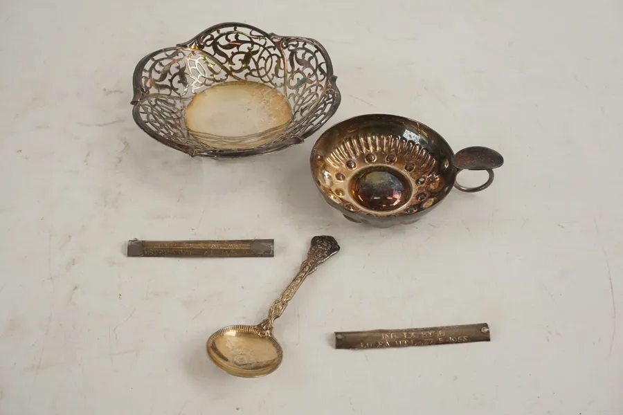 2st Skålar i nysilver mm. A9