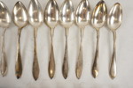 Nysilver skedar. A24