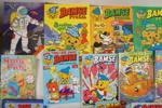 Bamse tidningar & Resenecessär väska. A48