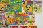 Bamse tidningar & Resenecessär väska. A48
