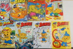Bamse tidningar & Resenecessär väska. A48