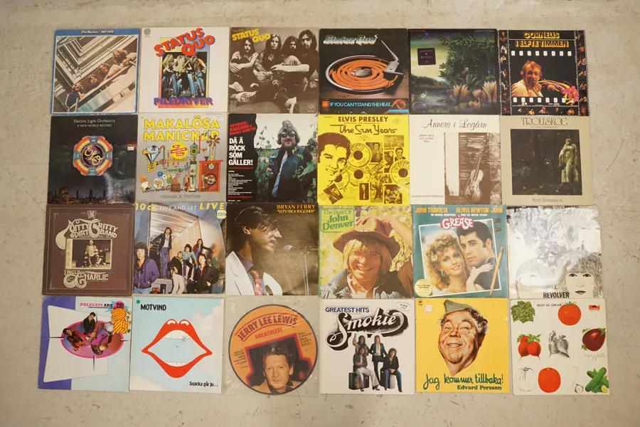 24st LP-skivor The Beatles mm. Bc76