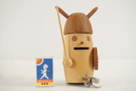 Folkbanken, träfigur viking. A148/