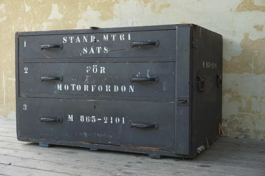 Militärlåda sats för motorfordon. B93