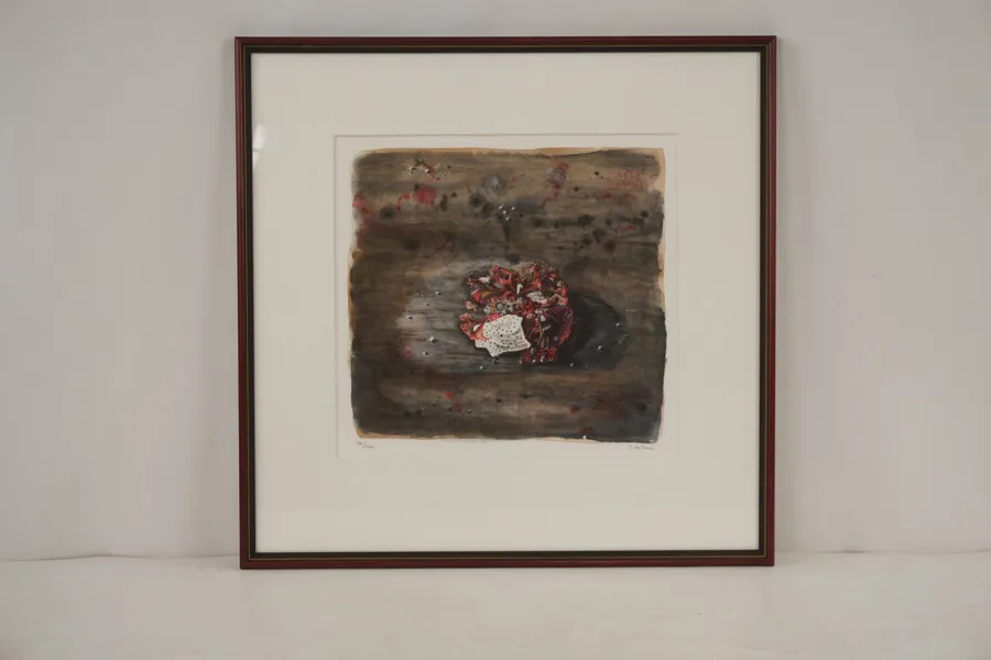 Ingegerd Möller Färglitografi 50/240. 43x43 M27