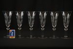 6st Blåklocka champangeglas. G17