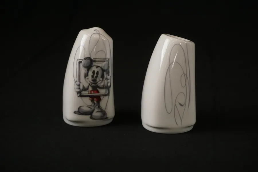 Musse Pigg Fyrklövern Disney salt- & pepparkar. G21