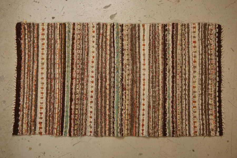 Randig trasmatta 54x100cm. B51