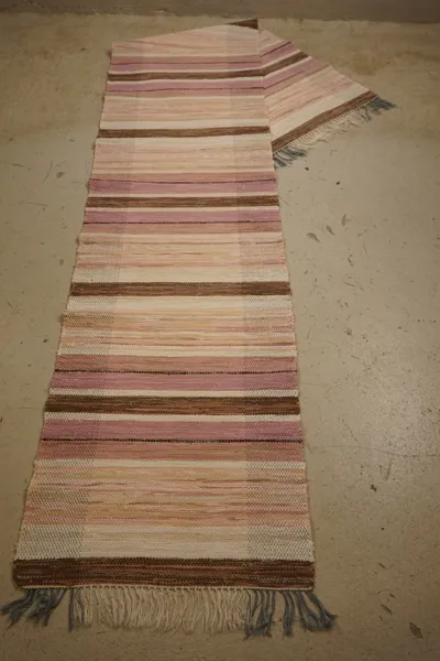 Randig trasmatta 56x280cm. B52