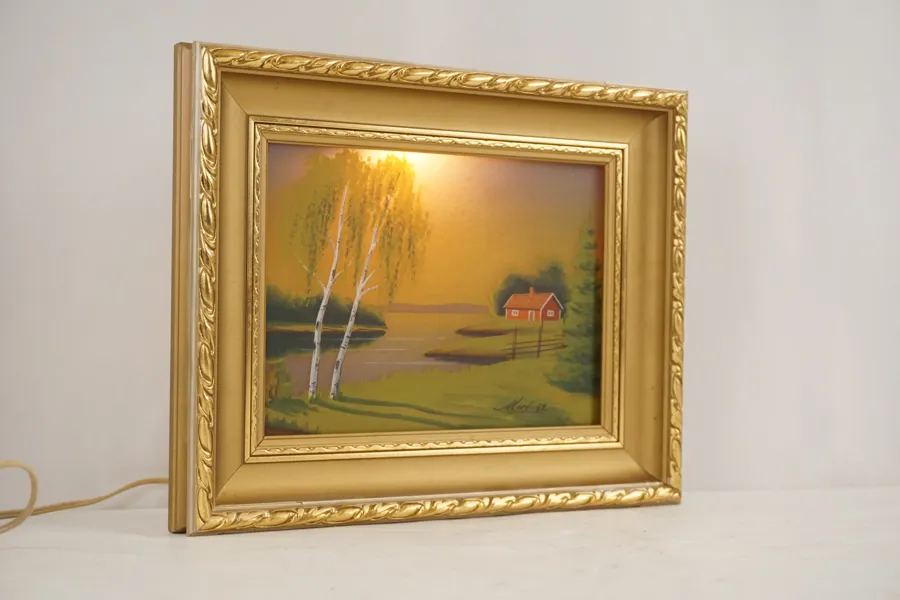 Sommarlandsskap 38x31 handmålad. M5