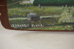 Offerdals Kyrka målat tråg65x30. M13