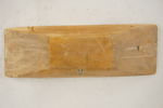 Landskap från högre vy målat tråg 52x18. M18