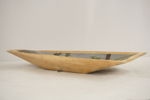 Landskap från högre vy målat tråg 52x18. M18