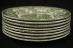 8st Renaissance Green Tallrikar. G42