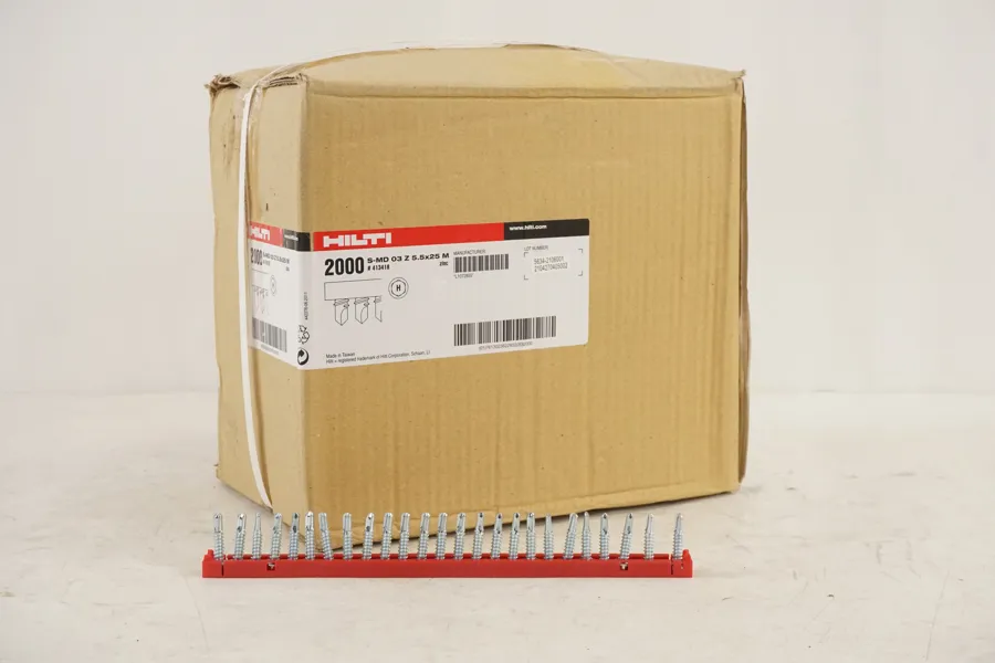 2000 Hilti-skruvar S-MD 03 Z 5,5x25 M. D42