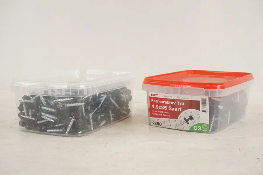 EJOT Farmarskruv Trä 4,9x35 Svart 2,8kg. D54
