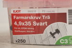 EJOT Farmarskruv Trä 4,9x35 Svart 2,8kg. D54