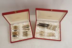 16st Olga silverbestick i schatull 489+(317 knivar)g. A96/