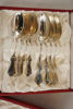16st Olga silverbestick i schatull 489+(317 knivar)g. A96/